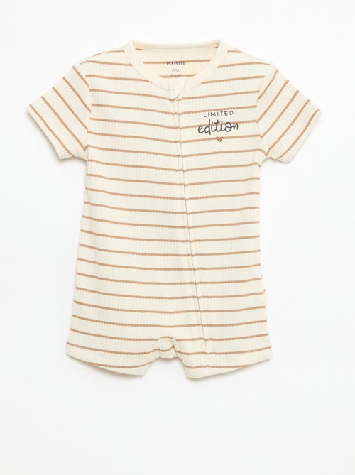 Lichtgewicht slaapzak met korte mouwen en rits - Kiabi