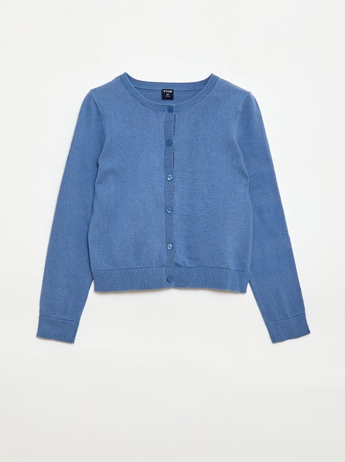 Lichtgewicht vest met ronde hals effen - Kiabi