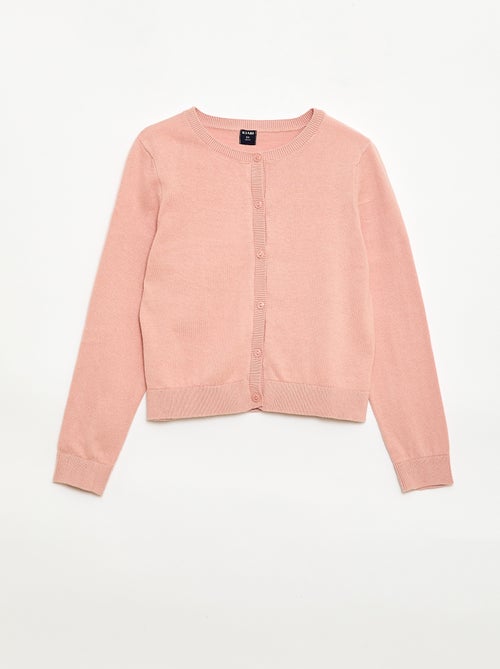 Lichtgewicht vest met ronde hals effen - Kiabi