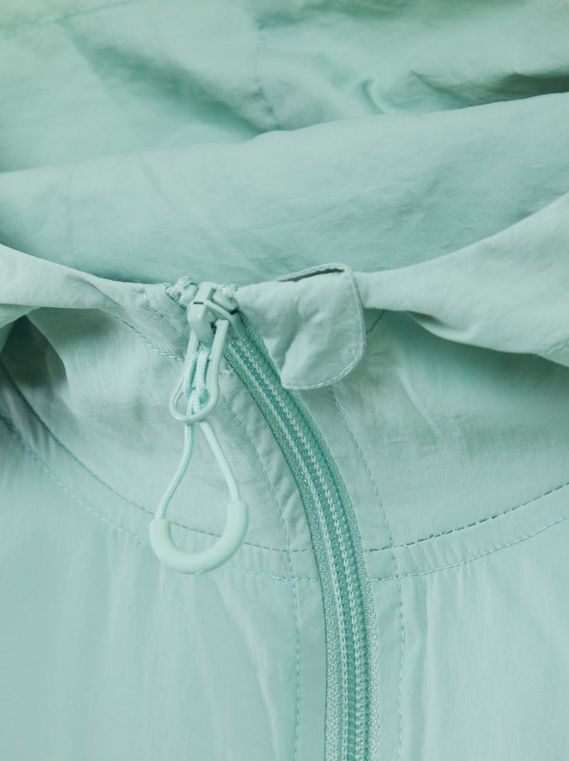 Lichtgewicht windjack - gemakkelijk aan te trekken collectie GROEN - Kiabi