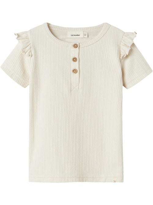 Lil' Atelier Slim Fit Beige Jurk voor Meisjes 13240780 - Kiabi Lil' Atelier Slim Fit Beige Jurk voor Meisjes 13240780 - Kiabi