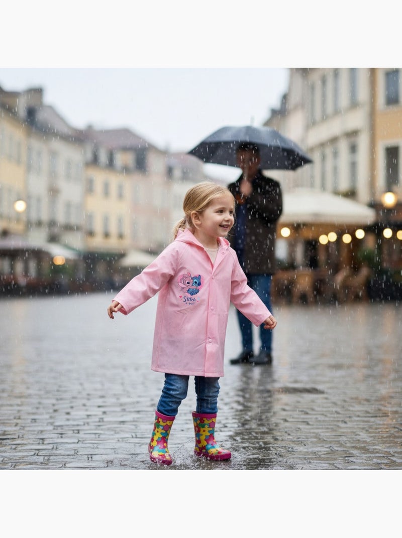Lilo & Stitch - Imperméable fille personnage Rose - Kiabi