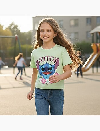 Lilo & Stitch - T-shirt korte mouwen Lilo en Stitch meisje