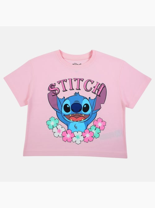 Lilo & Stitch - T-shirt korte mouwen Lilo en Stitch meisje - Kiabi