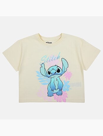 Lilo & Stitch - T-shirt manches courtes fille avec personnage