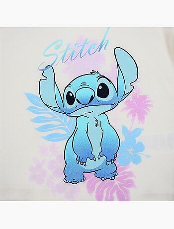Lilo & Stitch - T-shirt manches courtes fille avec personnage