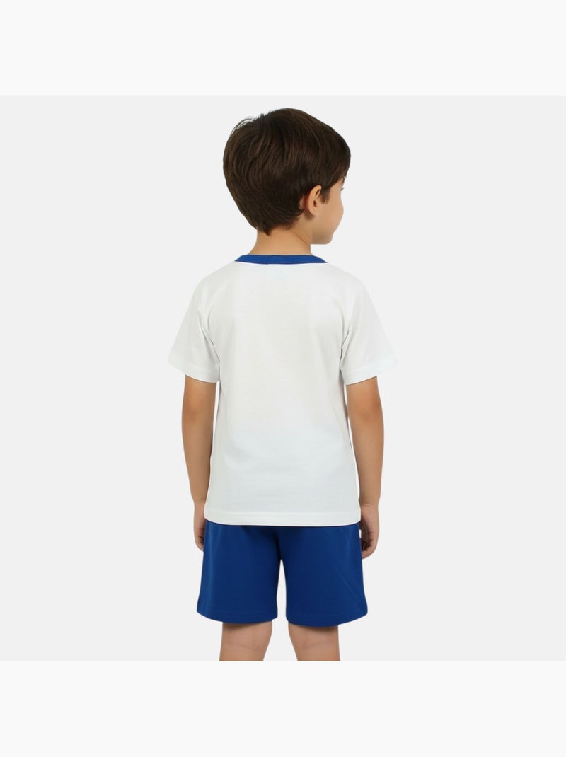 Lilo & Stitch - T-shirt manches courtes personnage avec short Bleu marine - Kiabi