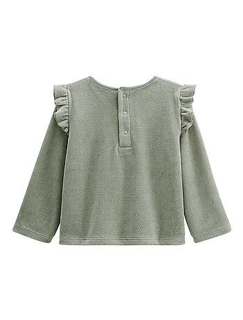 Lily 2-delige velours kinderpyjama