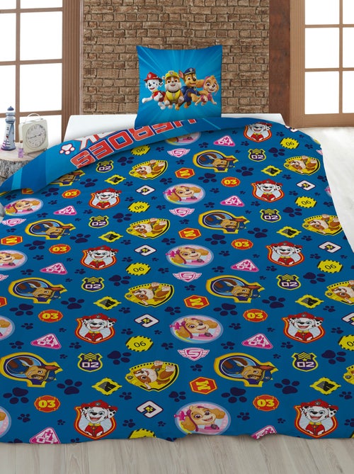 Linge de lit + 1 taie d'oreiller 'Pat patrouille' en coton - Kiabi