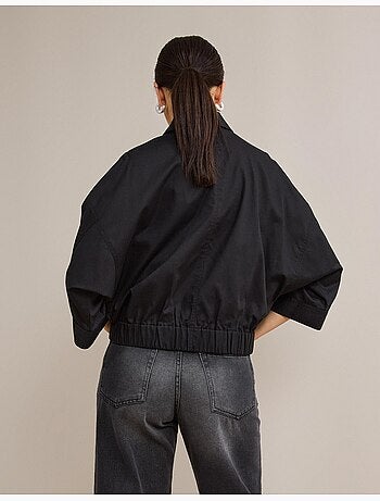 Linnen bomberjas, mo fashion