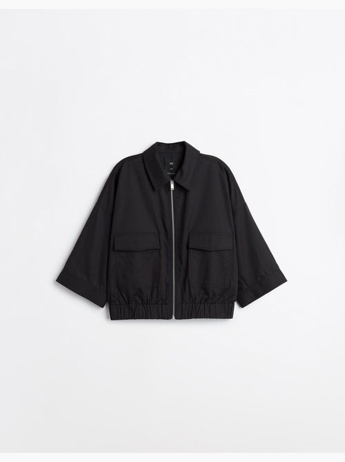 Linnen bomberjas, mo fashion - Kiabi