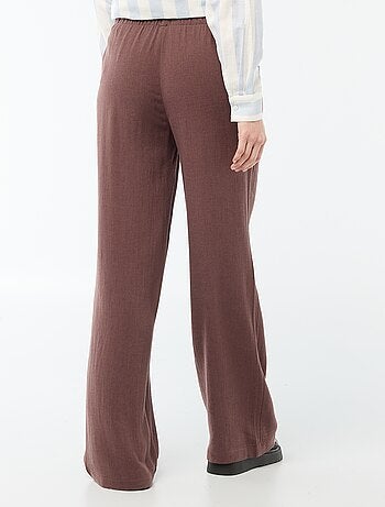 Linnen broek met 2 zakken