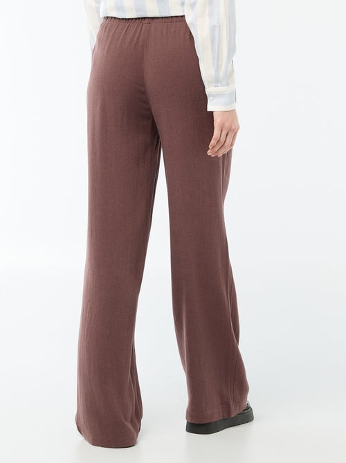 Linnen broek met 2 zakken - Kiabi