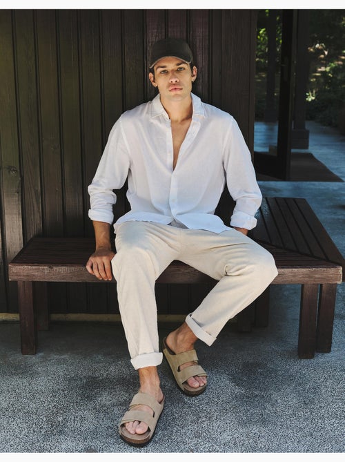 Linnen broek, MO Fashion - Kiabi