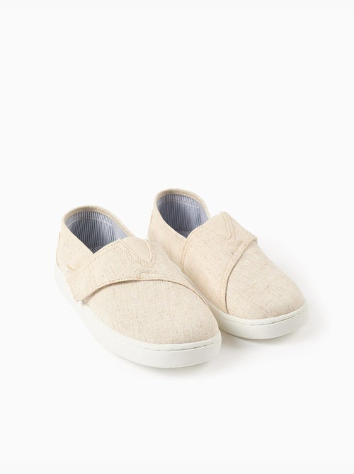Linnen espadrilles met klittenbandsluiting - Kiabi Linnen espadrilles met klittenbandsluiting - Kiabi