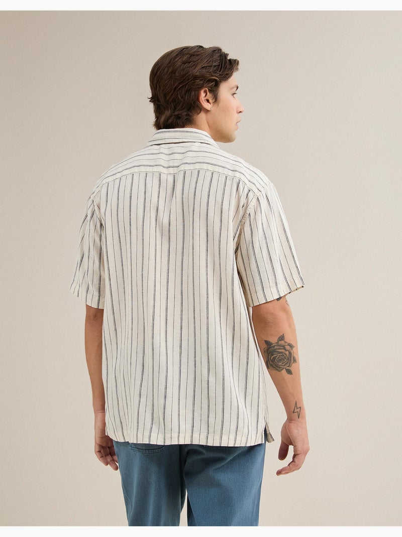 Linnen Hemd, MO Fashion Beige - Kiabi