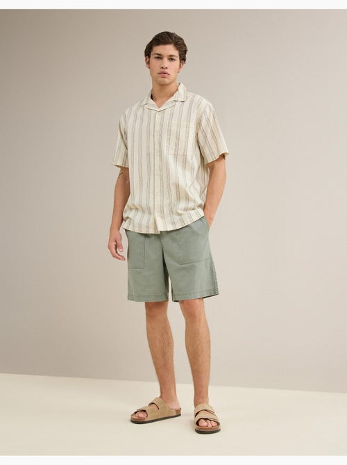 Linnen korte broeken, MO Fashion - Kiabi Linnen korte broeken, MO Fashion - Kiabi