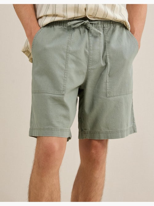 Linnen korte broeken, MO Fashion - Kiabi Linnen korte broeken, MO Fashion - Kiabi