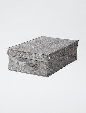 Linnen opbergdoos met deksel