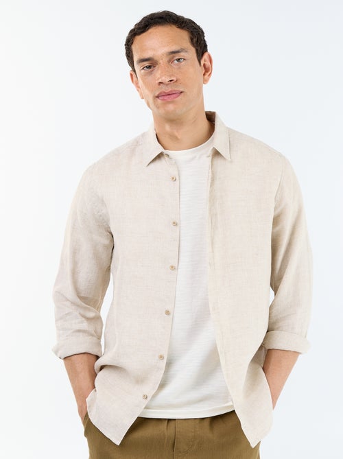 Linnen overhemd - Kiabi