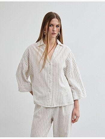 Linnen overhemd, MO Fashion