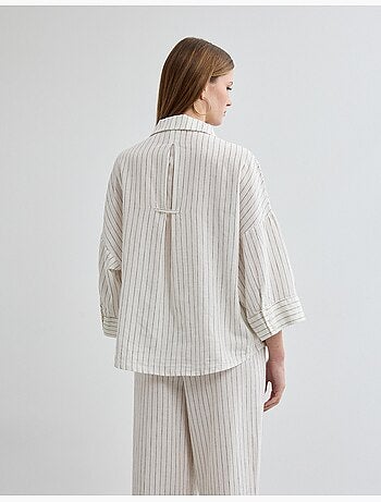 Linnen overhemd, MO Fashion