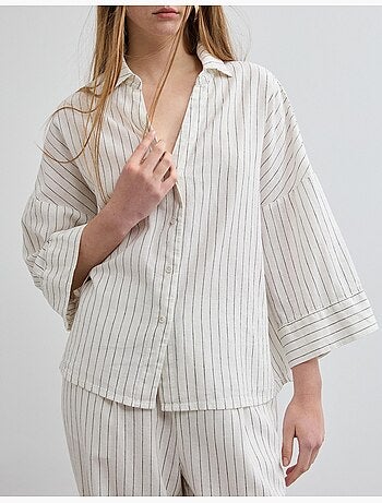 Linnen overhemd, MO Fashion