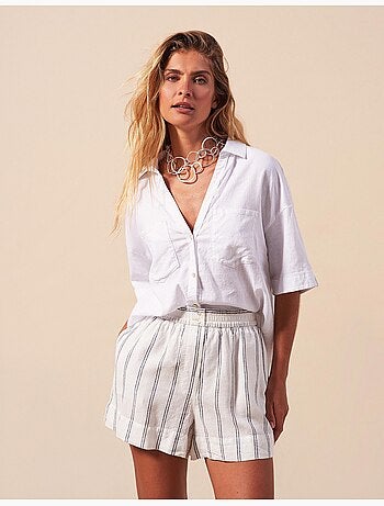 Linnen overhemd, MO Fashion