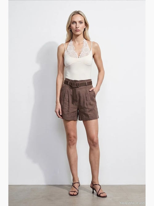 Linnen short dilvin - Kiabi Linnen short dilvin - Kiabi