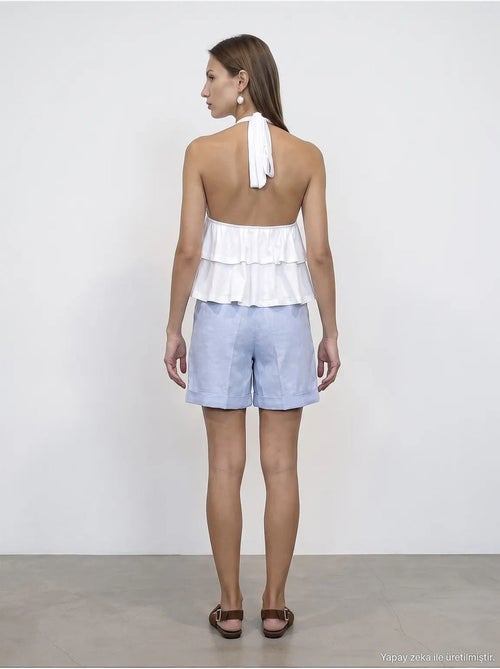 Linnen short dilvin - Kiabi Linnen short dilvin - Kiabi
