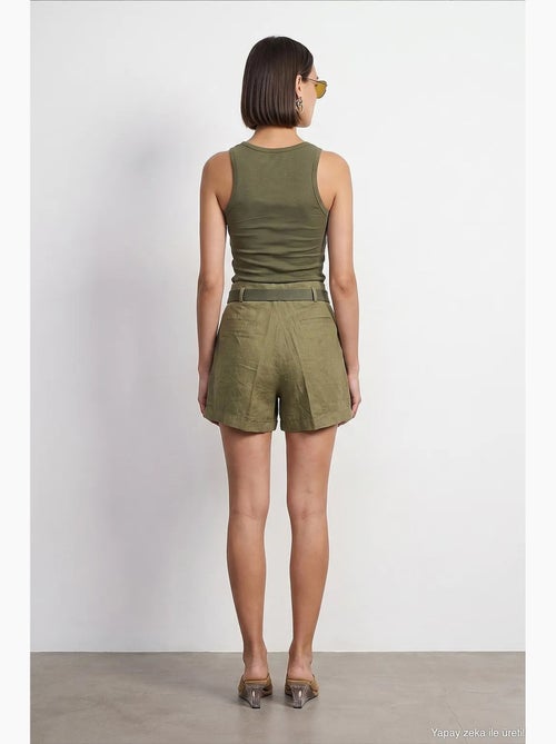 Linnen short dilvin - Kiabi Linnen short dilvin - Kiabi