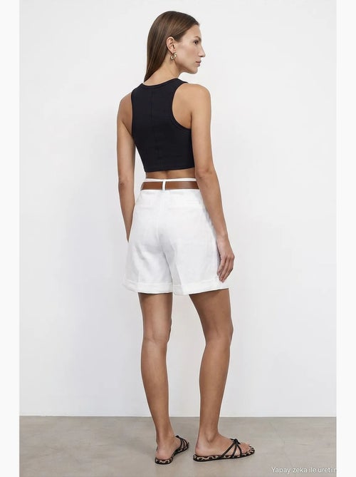 Linnen short dilvin - Kiabi Linnen short dilvin - Kiabi