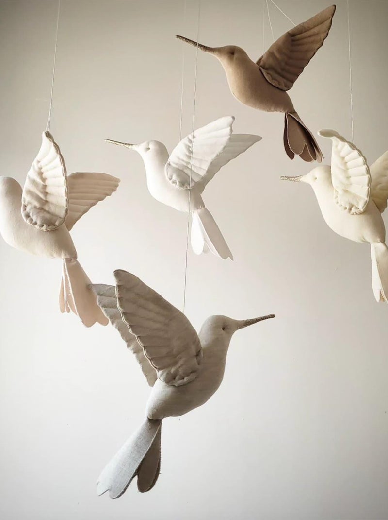 Linnen wanddecoratie voor kinderkamer Ecru - Kiabi