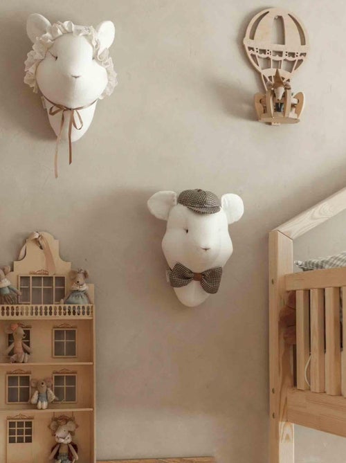 Linnen wanddecoratie voor kinderkamer muizen edouard - Kiabi