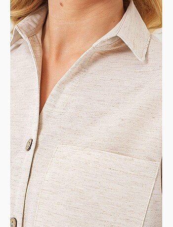 Linnenlook crop top bdart