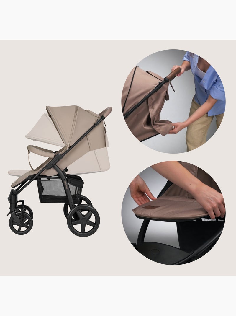 LIONELO Annet Plus Terreinbuggy - Grote Wielen - Vering - Met Accessoires Beige - Kiabi