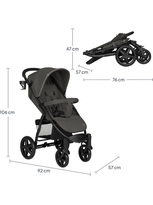 LIONELO Annet Plus Terreinbuggy - Grote Wielen - Vering - Met Accessoires - Kiabi LIONELO Annet Plus Terreinbuggy - Grote Wielen - Vering - Met Accessoires - Kiabi