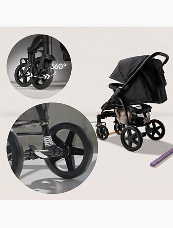 LIONELO Annet Plus Terreinbuggy - Grote Wielen - Vering - Met Accessoires