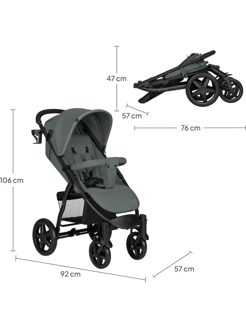 LIONELO Annet Plus Terreinbuggy - Grote Wielen - Vering - Met Accessoires Zwart Groen Zwart - Kiabi