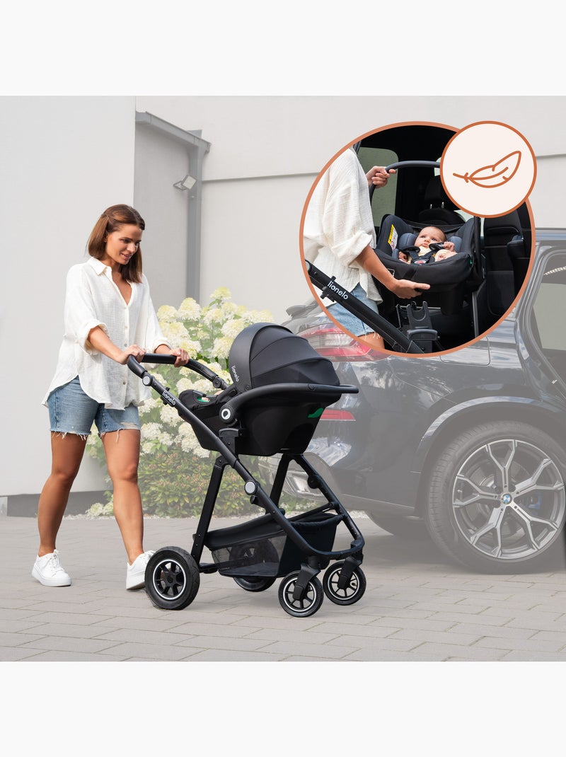 LIONELO Astrid i-Size Autostoeltje 40-87 cm - Baby autostoel - ADAC - Licht Groen - Kiabi