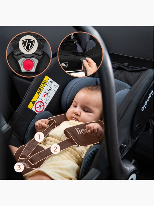 LIONELO Astrid i-Size Autostoeltje 40-87 cm - Baby autostoel - ADAC - Licht - Kiabi LIONELO Astrid i-Size Autostoeltje 40-87 cm - Baby autostoel - ADAC - Licht - Kiabi
