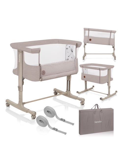 LIONELO Aurora Co-sleeper 3-in-1 - Aanschuifbedje - Babywieg - Matras - Reistas - Kiabi LIONELO Aurora Co-sleeper 3-in-1 - Aanschuifbedje - Babywieg - Matras - Reistas - Kiabi