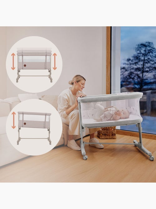 LIONELO Aurora Co-sleeper 3-in-1 - Aanschuifbedje - Babywieg - Matras - Reistas - Kiabi LIONELO Aurora Co-sleeper 3-in-1 - Aanschuifbedje - Babywieg - Matras - Reistas - Kiabi