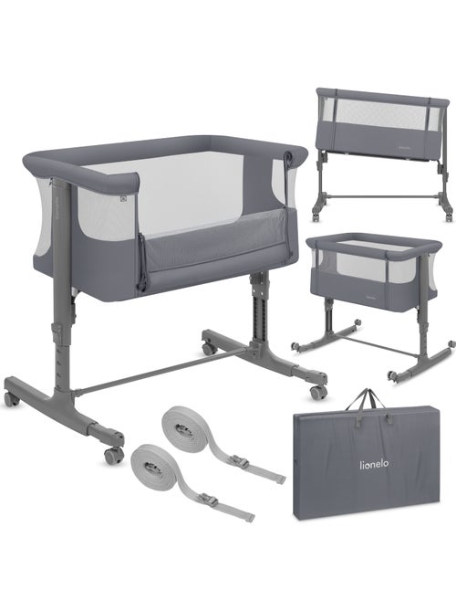 LIONELO Aurora Co-sleeper 3-in-1 - Aanschuifbedje - Babywieg - Matras - Reistas - Kiabi LIONELO Aurora Co-sleeper 3-in-1 - Aanschuifbedje - Babywieg - Matras - Reistas - Kiabi