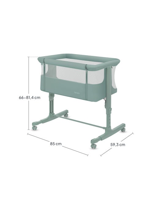 LIONELO Aurora Co-sleeper 3-in-1 - Aanschuifbedje - Babywieg - Matras - Reistas - Kiabi