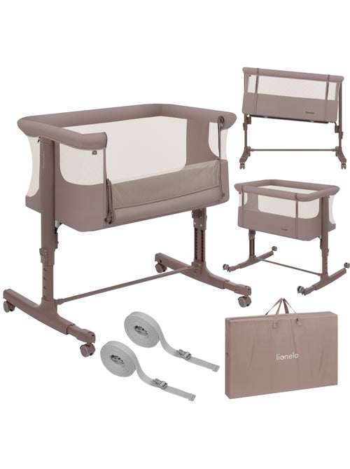 LIONELO Aurora Co-sleeper 3-in-1 - Aanschuifbedje - Babywieg - Matras - Reistas - Kiabi LIONELO Aurora Co-sleeper 3-in-1 - Aanschuifbedje - Babywieg - Matras - Reistas - Kiabi