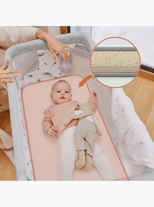 LIONELO Aurora Co-sleeper 3-in-1 - Aanschuifbedje - Babywieg - Matras - Reistas - Kiabi LIONELO Aurora Co-sleeper 3-in-1 - Aanschuifbedje - Babywieg - Matras - Reistas - Kiabi