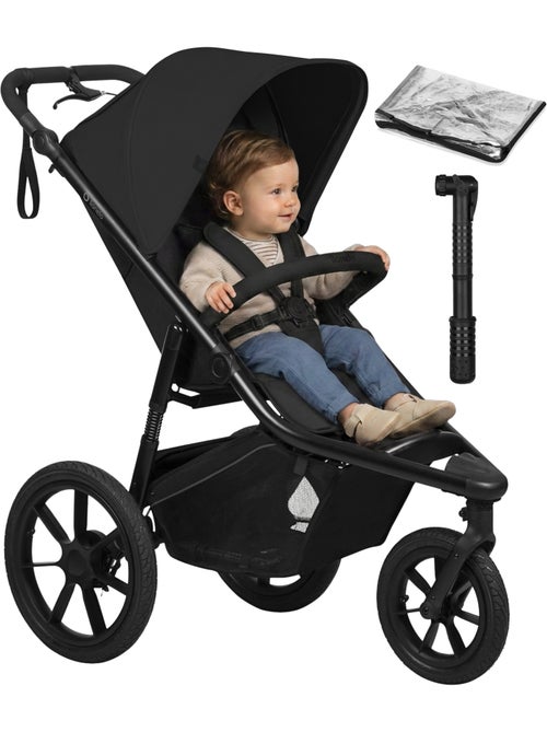 LIONELO Azura All-Terrain Kinderwagen - Sportief - Tot 22 kg - Dubbele Rem - Inclusief Regenscherm - Kiabi LIONELO Azura All-Terrain Kinderwagen - Sportief - Tot 22 kg - Dubbele Rem - Inclusief Regenscherm - Kiabi