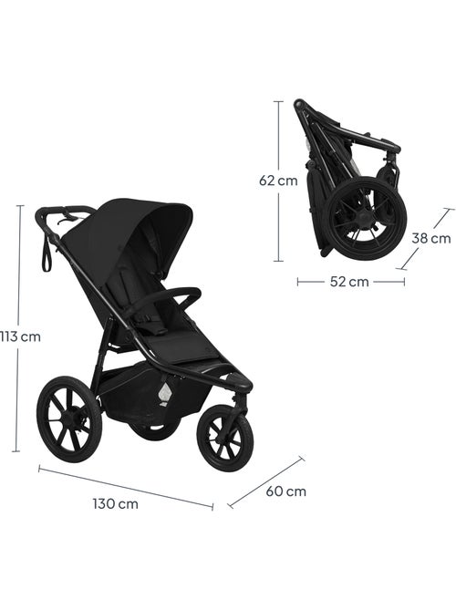LIONELO Azura All-Terrain Kinderwagen - Sportief - Tot 22 kg - Dubbele Rem - Inclusief Regenscherm - Kiabi LIONELO Azura All-Terrain Kinderwagen - Sportief - Tot 22 kg - Dubbele Rem - Inclusief Regenscherm - Kiabi