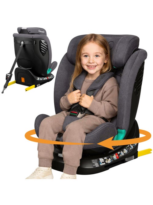 LIONELO Bastiaan One i-Size 360° Autostoeltje - ISOFIX - 40-150 cm - SideProtect - Kiabi LIONELO Bastiaan One i-Size 360° Autostoeltje - ISOFIX - 40-150 cm - SideProtect - Kiabi